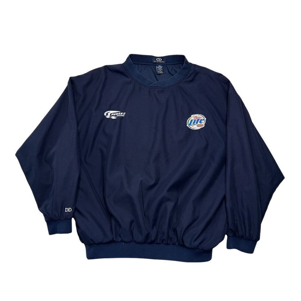 Vintage Vantage‎ Men's Penske Racing Miller Lite Embroidered Windbreaker